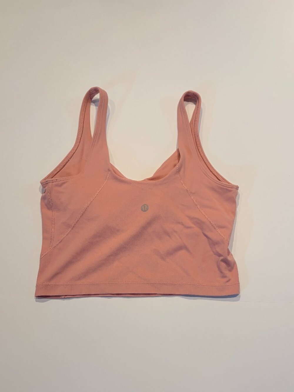 Lululemon Align Tank Top Women's Size 4 Pink Built-In Bra Yoga Workout Crop